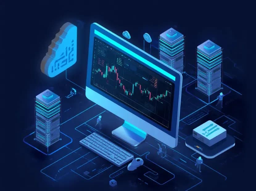 orex VPS hosting with trading charts, low latency servers, and high-performance infrastructure for automated trading