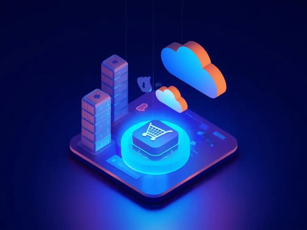 eCommerce hosting platform with online store, secure payments, and high-performance cloud infrastructure