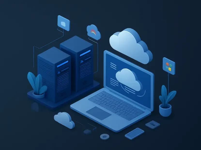 Windows VPS hosting with remote desktop access, Windows Server environment, and high-performance cloud infrastructure